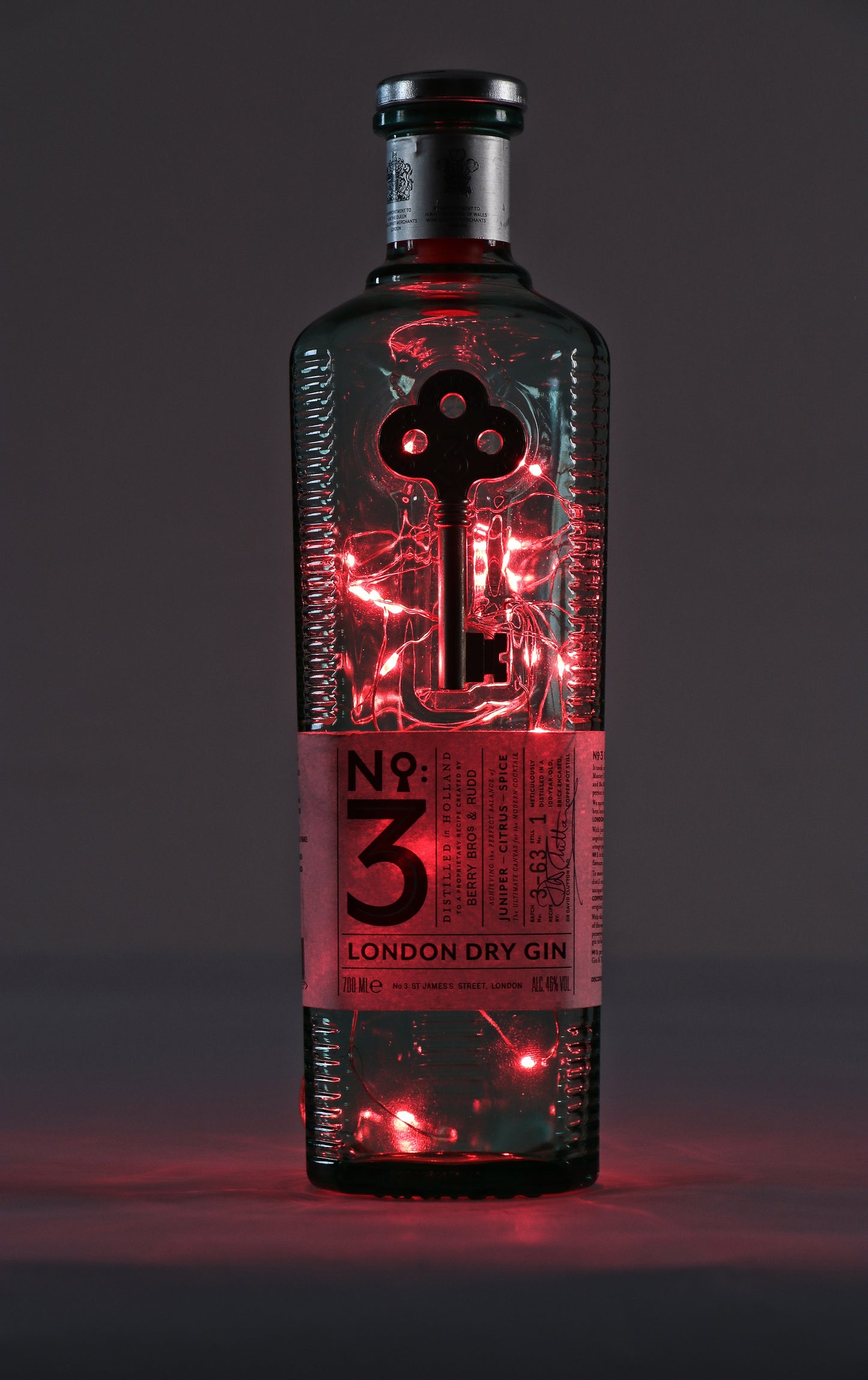 Lampada gin - illuminazione interna