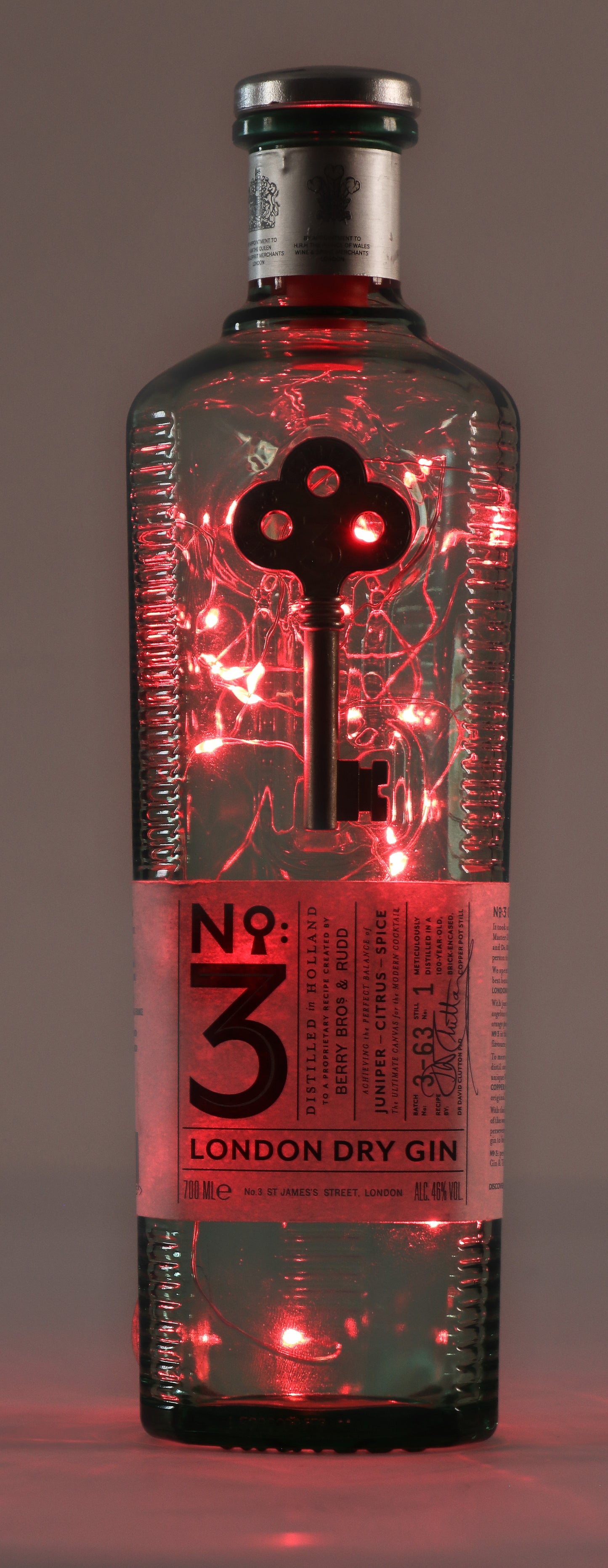 Lampada gin - illuminazione interna