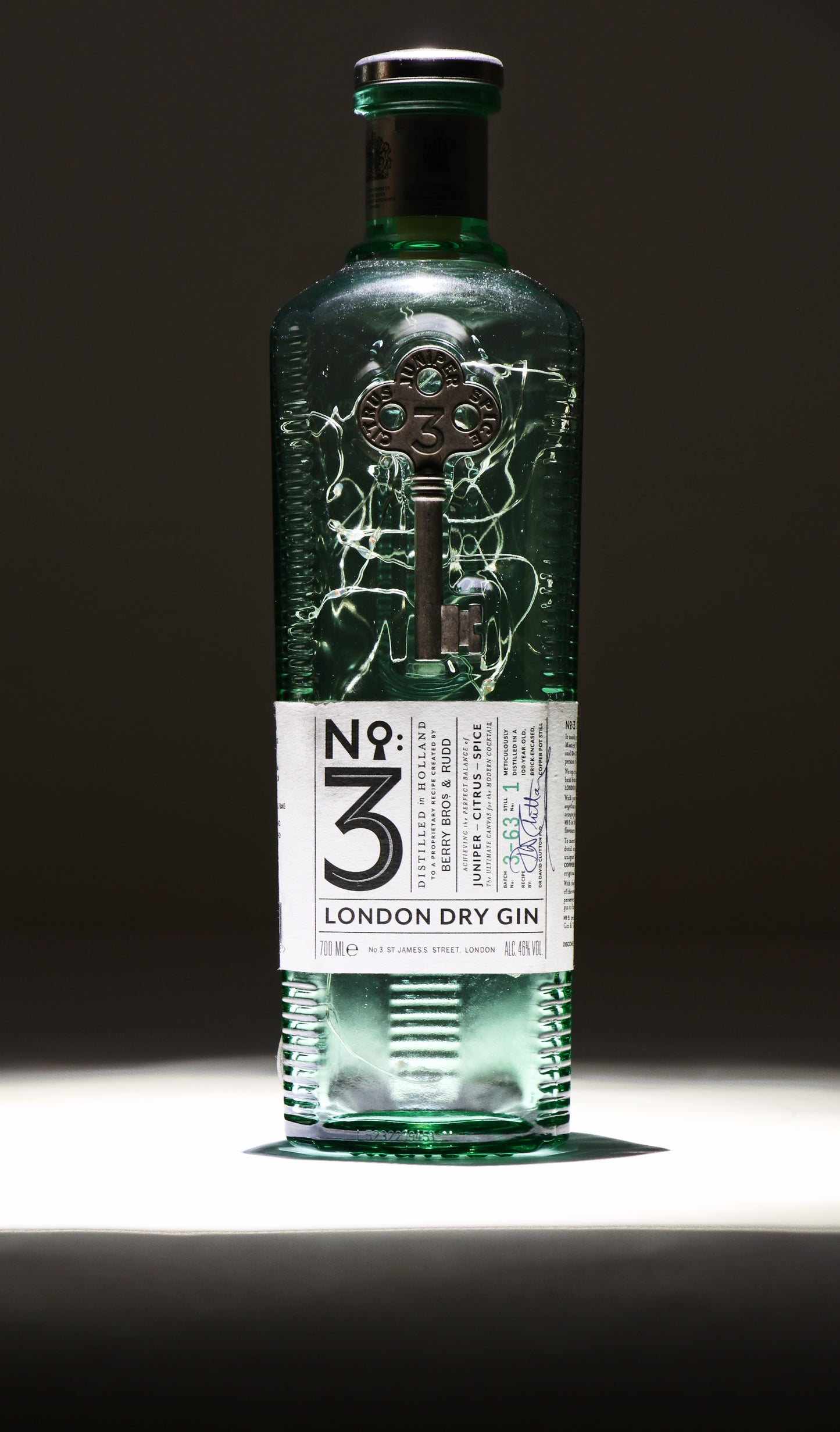 Lampada gin - illuminazione interna