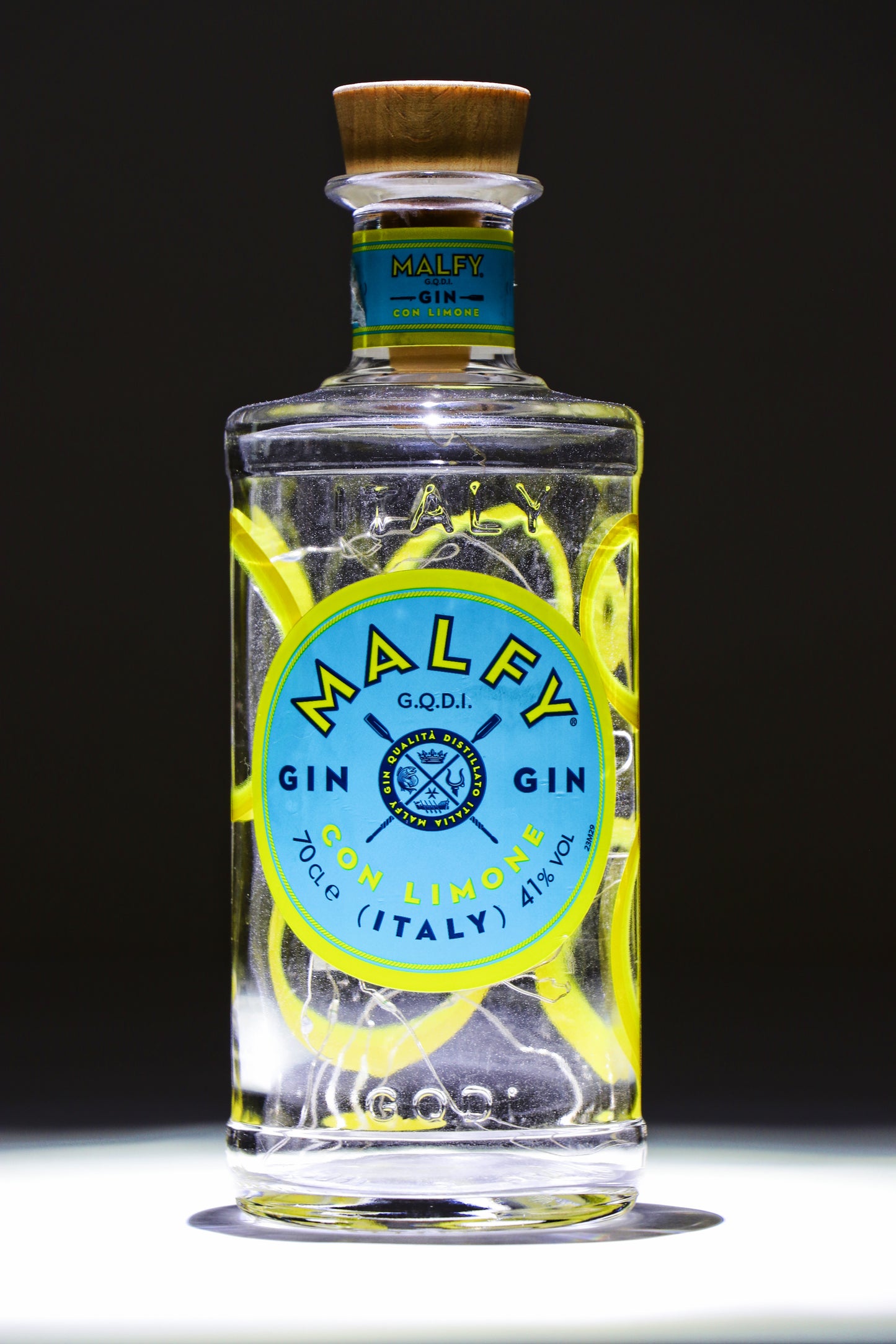 Lampada gin - illuminazione interna