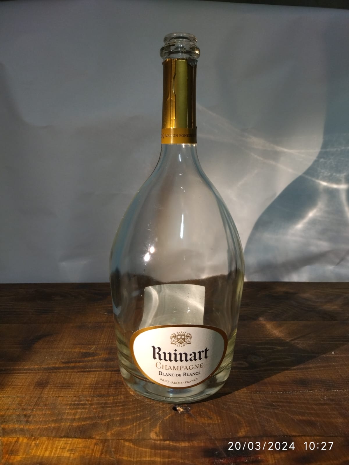 CHAMPAGNE RUINART MAGNUM (1.5L) BOTTLE