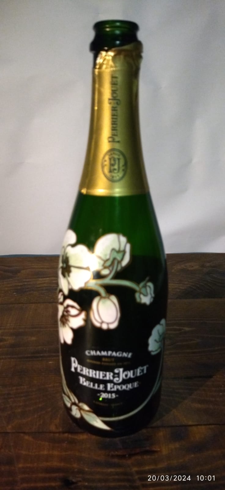 CHAMPAGNE PERRIET JOUET "BELLE EPOQUE 2015" BOTTLE