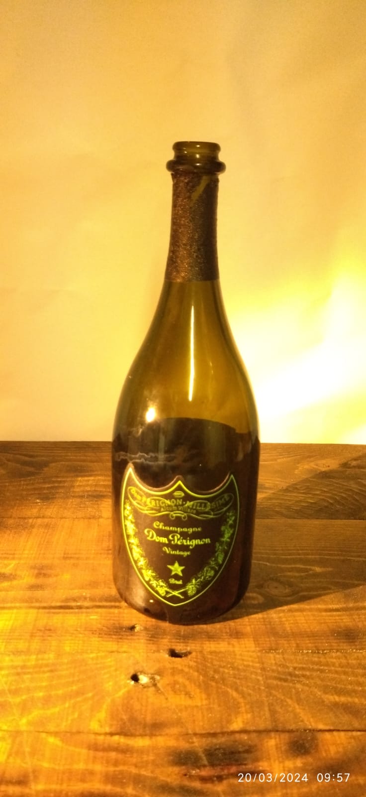 CHAMPAGNE DOM PÉRIGNON VINTAGE "LUMINOR" BOTTLE