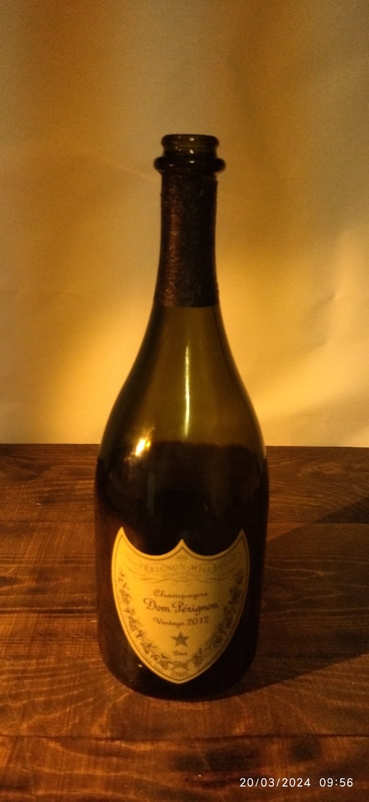 CHAMPAGNE DOM PÉRIGNON VINTAGE 2012 BOTTLE