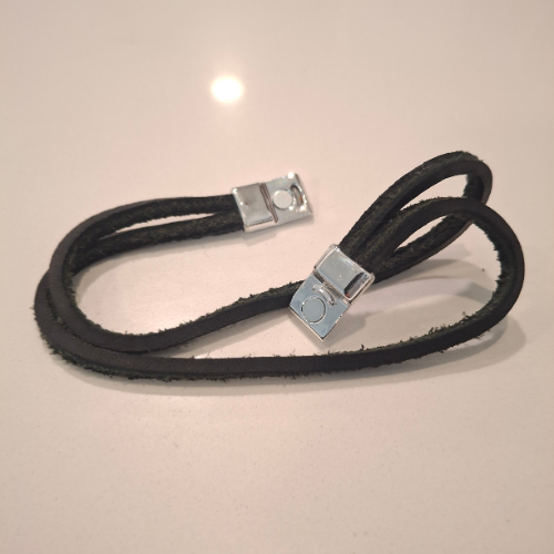 Minimalist double strand suede bracelet for men