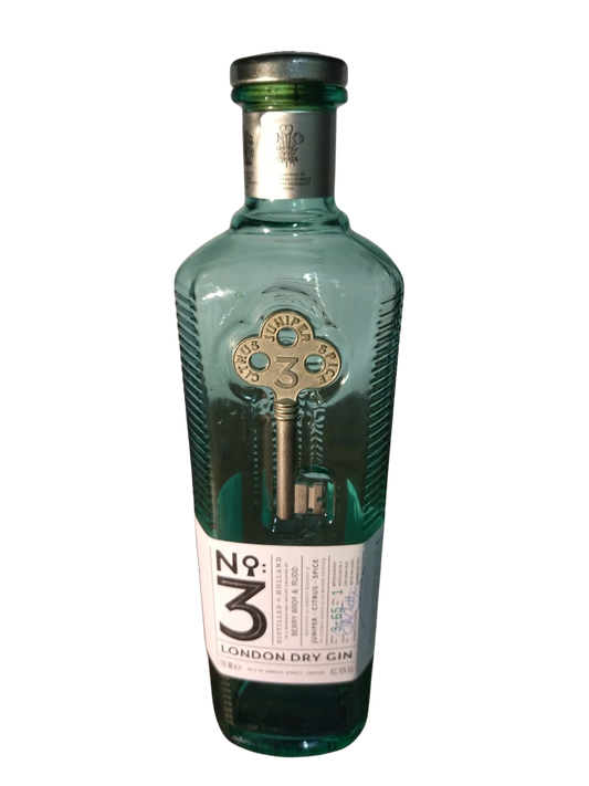 N^3 LONDON DRY GIN BOTTLE
