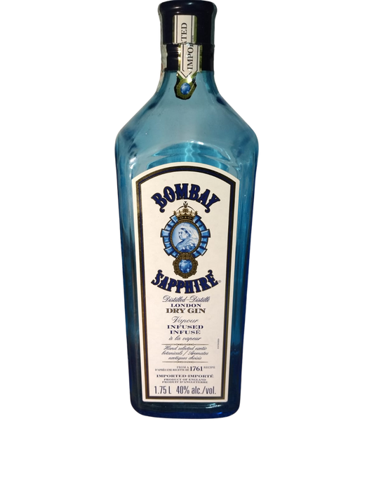 BOMBAY SAPPHIRE GIN BOTTLE
