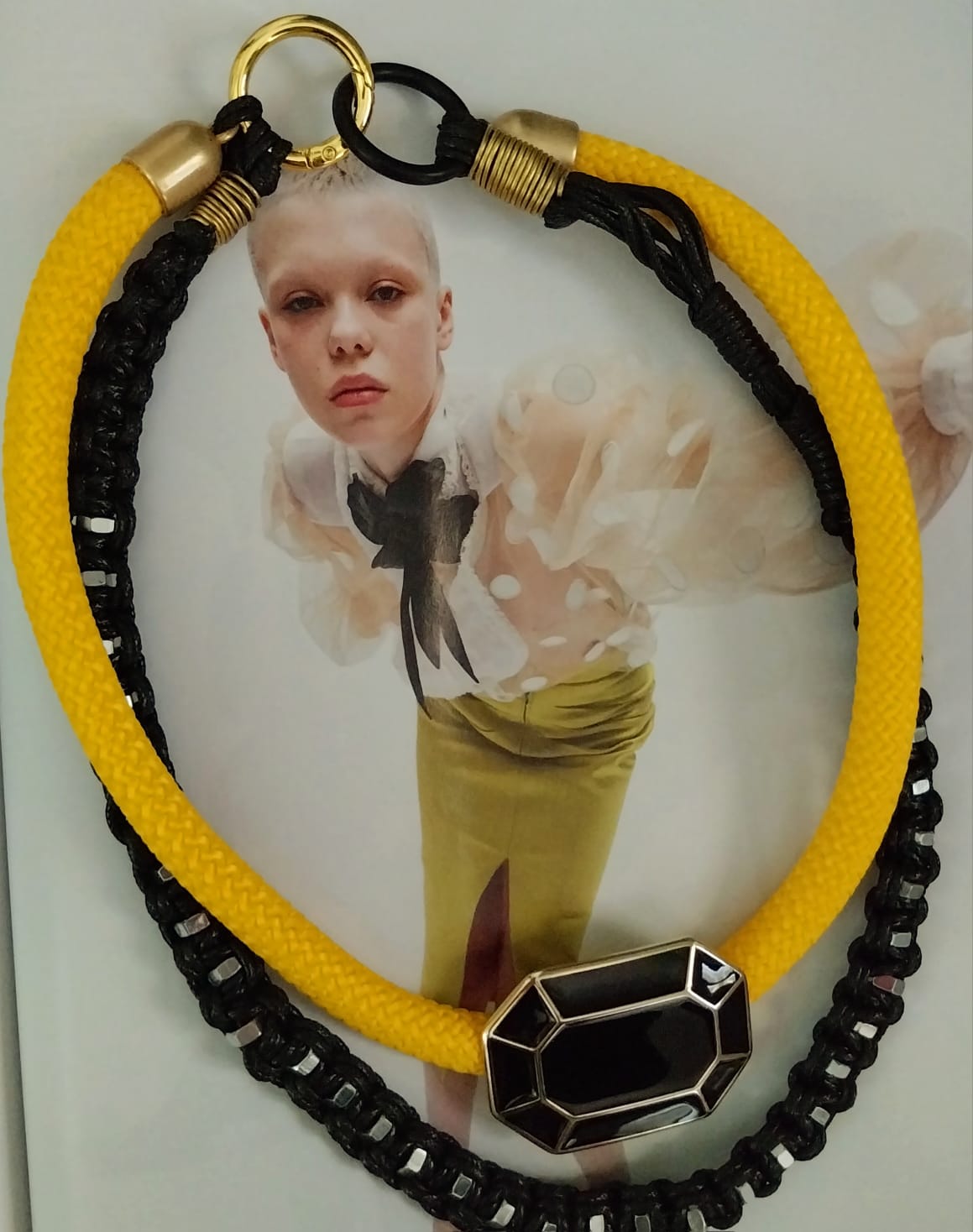 Collana Gemma Nera
